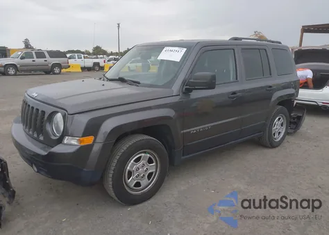 2016 Jeep Patriot Sport из США, поврежденный, VIN 1C4NJPBB6GD532656